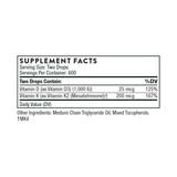 Vitamin D + K2