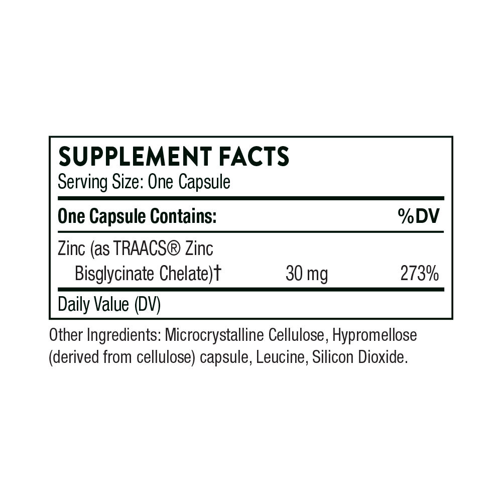 Zinc Bisglycinate 30mg