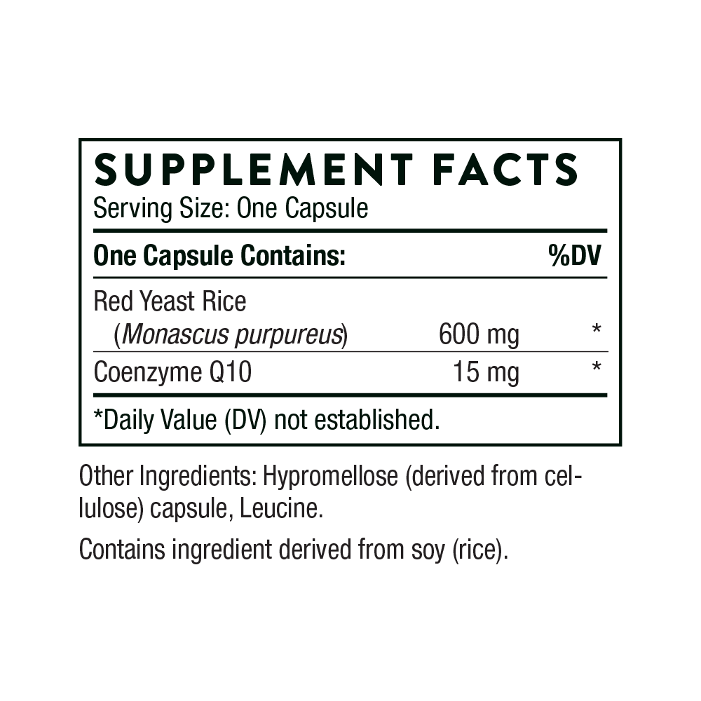 Red Yeast Rice + CoQ10 (Choleast)